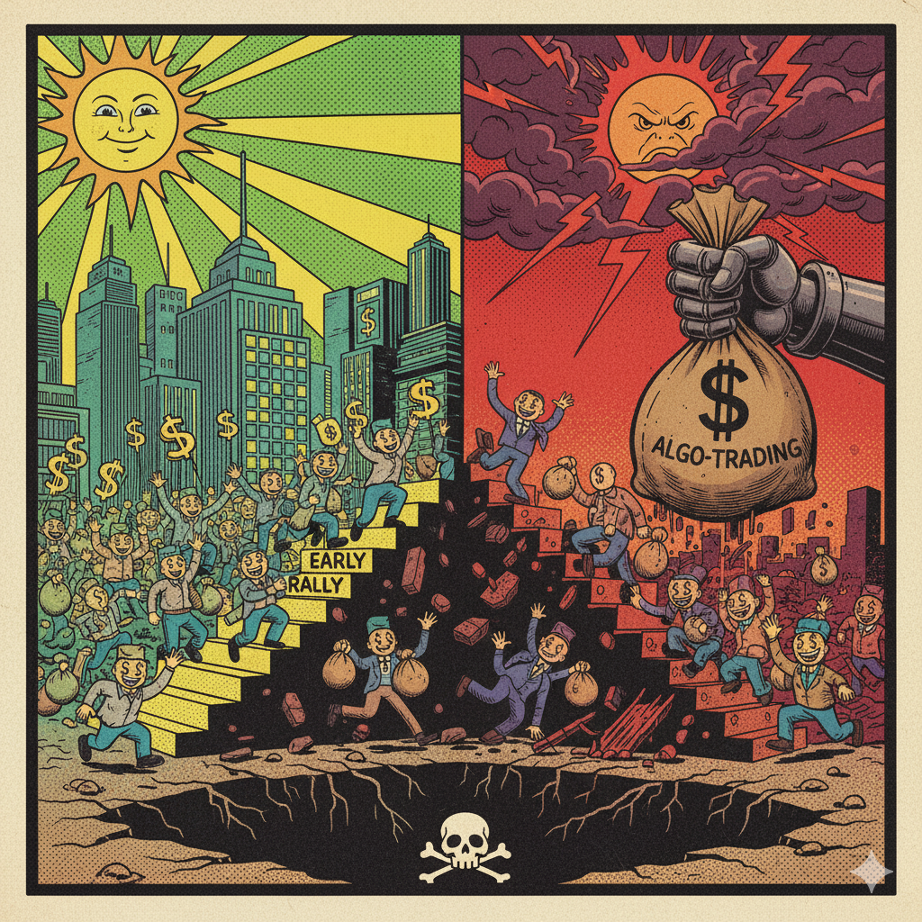 The Lone Trader’s Watch: Distribution Confirmed? The “Green Morning” Trap Strikes Again (November 18, 2025)